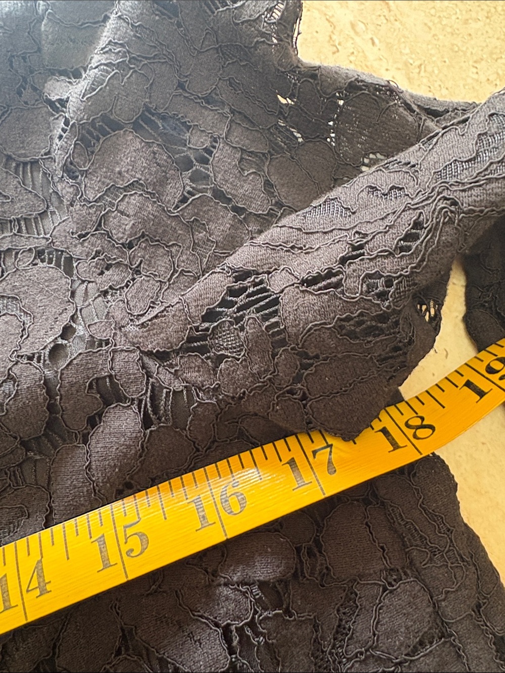 NWOT Michael Kors, black lace blouse - Picture 7 of 9